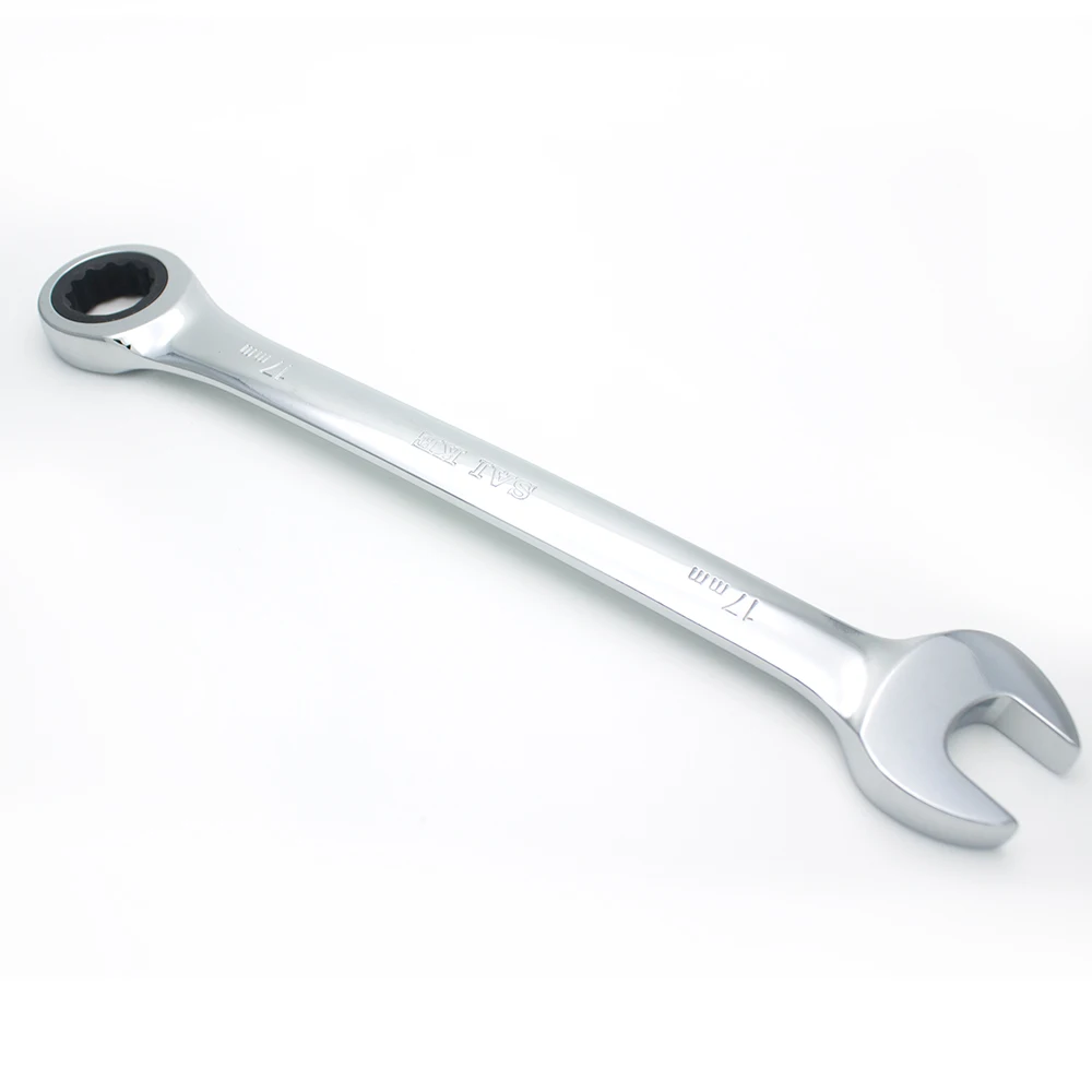 17mm Ratcheting Combination Hand Tool Wrench CRV Steel Open-ring Spanners From Chinese Wholesalers Wrench Set Hand Tools
17mm Ratcheting Combination Hand Tool Wrench CRV Steel Open-ring Spanners From Chinese Wholesalers Wrench Set Hand Tools