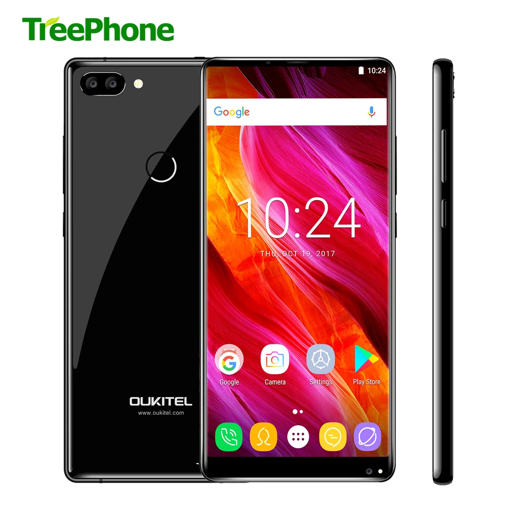 OUKITEL MIX 2 Восьмиядерный отпечатков пальцев Android 7 0 смартфон 6 + 64 ГБ 21 13 Мп мобильного