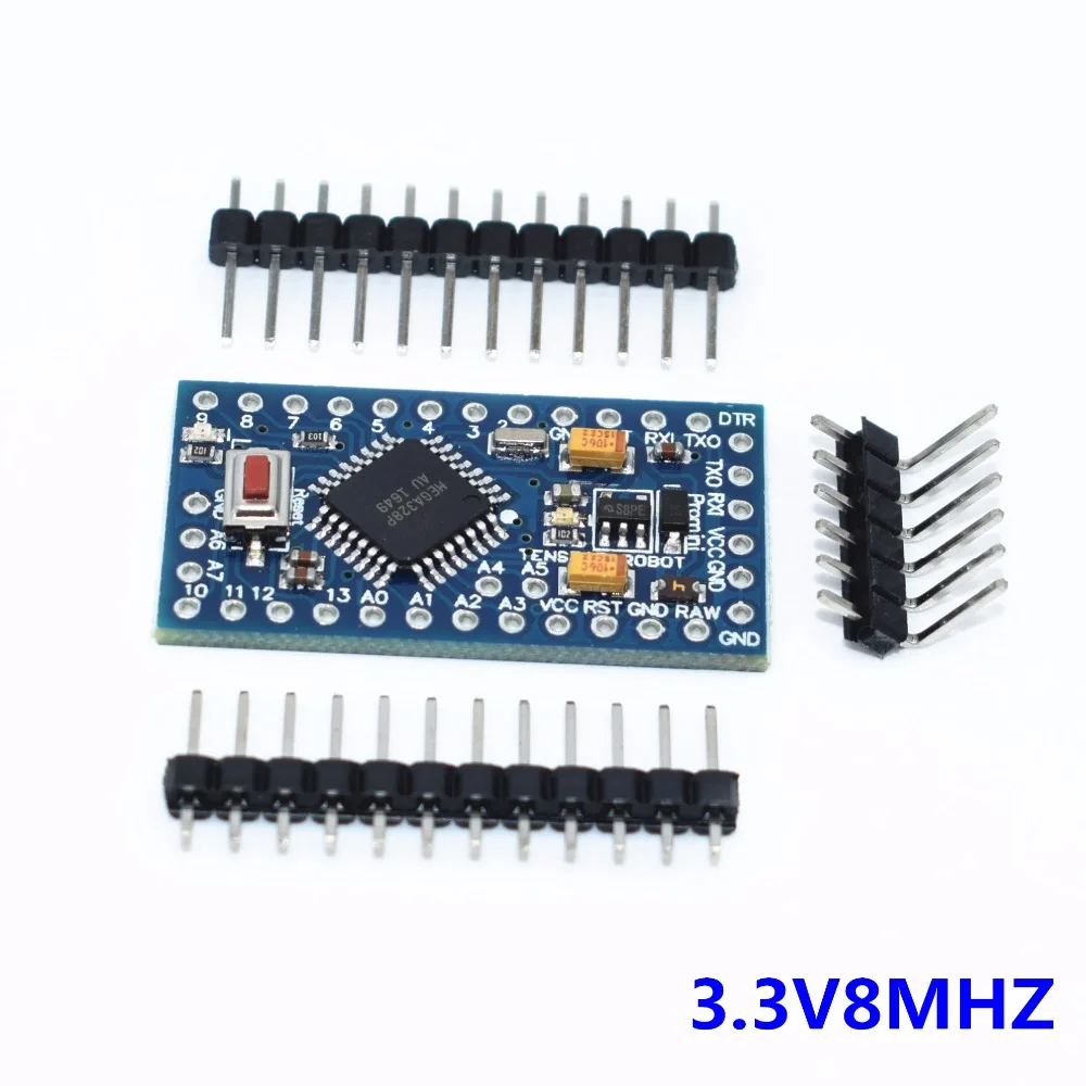 TENSTAR ROBOT 20pcs Pro Mini 328 Mini 3.3V 8M ATMEGA328 3.3V/8MHz 5V/16MHz for arduino
TENSTAR ROBOT 20pcs Pro Mini 328 Mini 3.3V 8M ATMEGA328 3.3V/8MHz 5V/16MHz for arduino