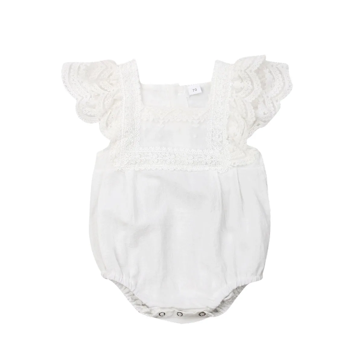 0-24M Cute Newborn Baby Girl Fly Sleeve White Lace Bodysuit Jumpsuit Playsuit Outfits Summer Clothes
0-24M Cute Newborn Baby Girl Fly Sleeve White Lace Bodysuit Jumpsuit Playsuit Outfits Summer Clothes
