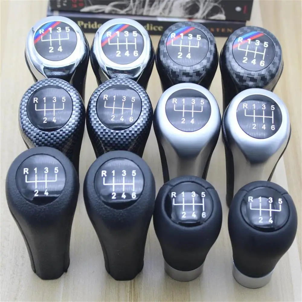 5 6 Speed Real Leather Gear Shift Knob For BMW 1 3 5 6 Series E30 E32 E34 E36 E38 E39 E46 E53 E60 E63 E83 E84 E87 E90 E91 E92
5 6 Speed Real Leather Gear Shift Knob For BMW 1 3 5 6 Series E30 E32 E34 E36 E38 E39 E46 E53 E60 E63 E83 E84 E87 E90 E91 E92