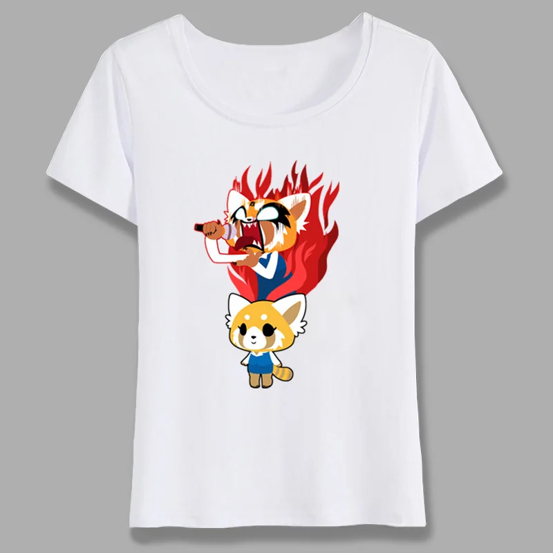Summer New Funny Aggretsuko T Shirt Women Aggretsuko Tshirt Girl Fashion Cartoon Red Panda Retsuko T-shirt
Summer New Funny Aggretsuko T Shirt Women Aggretsuko Tshirt Girl Fashion Cartoon Red Panda Retsuko T-shirt