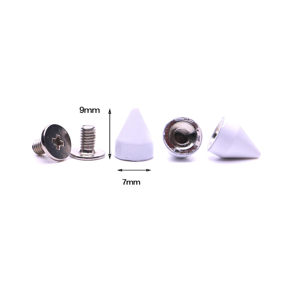 New 20 sets/pack 7mm (Diameter), 9mm (Height) rapid button snap fasteners 9mm bullet studs leather studs rivets B-01
New 20 sets/pack 7mm (Diameter), 9mm (Height) rapid button snap fasteners 9mm bullet studs leather studs rivets B-01