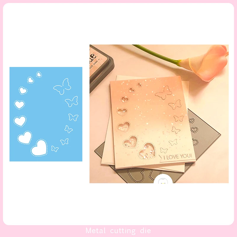 Heart & Butterfly frame Metal Cutting Dies for DIY Scrapbooking Photo Album Decorative Embossing Paper Card Crafts Die Cut 2019
Heart & Butterfly frame Metal Cutting Dies for DIY Scrapbooking Photo Album Decorative Embossing Paper Card Crafts Die Cut 2019