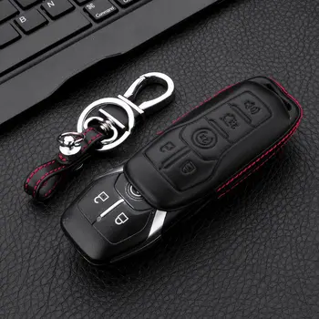 Car 4D Leather Key Cover Holder For FORD FUSION EXPLORER EDGE MUSTANG F-150 F150 MONDEO Limited 5 button KeyBag 
Car 4D Leather Key Cover Holder For FORD FUSION EXPLORER EDGE MUSTANG F-150 F150 MONDEO Limited 5 button KeyBag