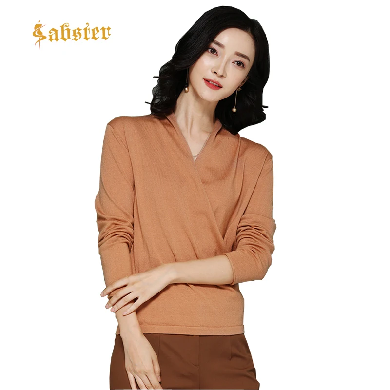 Spring Autumn New Women's Overlapping Sweater Fashion Color Matching V-Neck Wool Knit Pullover Short Sweater Soft Shirt XZ325
Spring Autumn New Women's Overlapping Sweater Fashion Color Matching V-Neck Wool Knit Pullover Short Sweater Soft Shirt XZ325