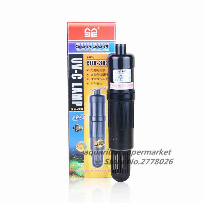 SUNSUN 1 piece CUV 303/305/505/510 UV germicidal lamps disinfection lamp for fish tank aquarium remove alage
SUNSUN 1 piece CUV 303/305/505/510 UV germicidal lamps disinfection lamp for fish tank aquarium remove alage