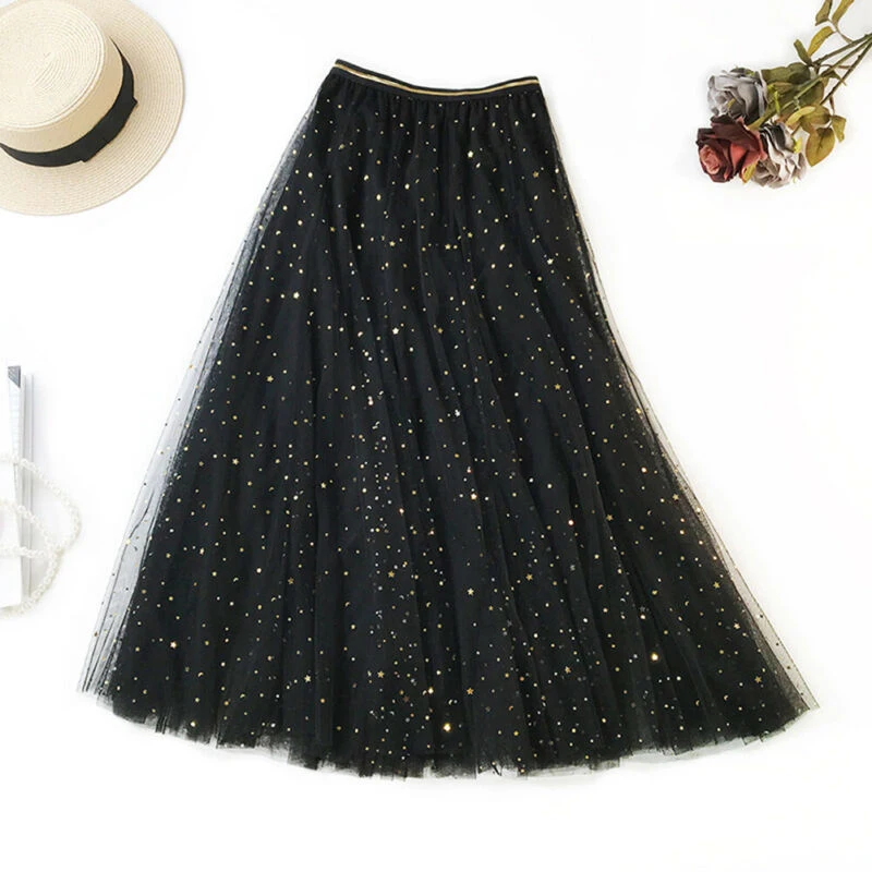 Womens Skirt Ladies Cocktail Summer Tulle Swing Sexy Fashion Party Long Clothing Maxi A Line Evening High Waist
Womens Skirt Ladies Cocktail Summer Tulle Swing Sexy Fashion Party Long Clothing Maxi A Line Evening High Waist