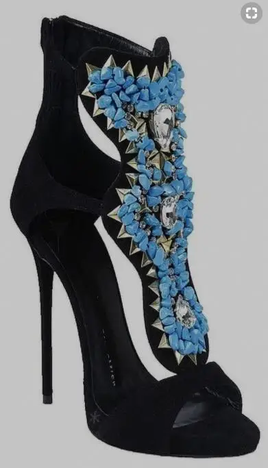 Pearl Rhinestone Gem Street Shooting Nightclub Sexy Catwalk Dance Shoes Suede High Heel Stiletto Open Toe Women's Sandals
Pearl Rhinestone Gem Street Shooting Nightclub Sexy Catwalk Dance Shoes Suede High Heel Stiletto Open Toe Women's Sandals
