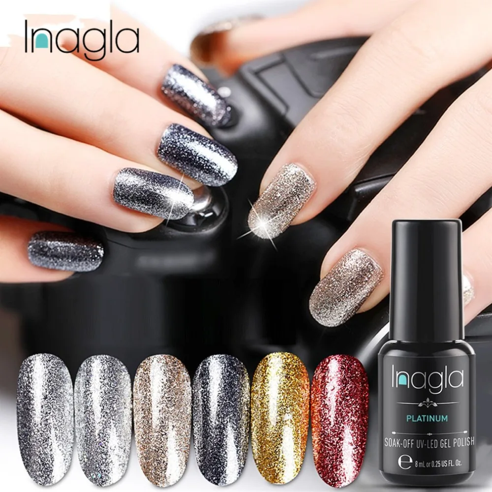 Inagla Nail Art diamond Shining Glitter Sequin Starry Platinum Paint Gel Crystal Lacquer Soak off UV LED Gel Nail Polish
Inagla Nail Art diamond Shining Glitter Sequin Starry Platinum Paint Gel Crystal Lacquer Soak off UV LED Gel Nail Polish