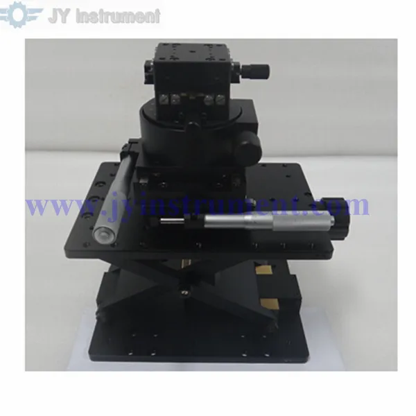 Designed manual xyz stage by goniometer stage rotary stage lab jack and linear translation stage Beijing JY Instrument
Designed manual xyz stage by goniometer stage rotary stage lab jack and linear translation stage Beijing JY Instrument