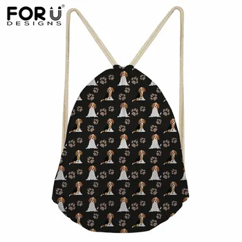 FORUDESIGNS Casual Drawstring Bags Women Men Cute Beagle Dog Pattern Daily Shoes Storage Bags String Backpack Cinch Sack Female 
FORUDESIGNS Casual Drawstring Bags Women Men Cute Beagle Dog Pattern Daily Shoes Storage Bags String Backpack Cinch Sack Female