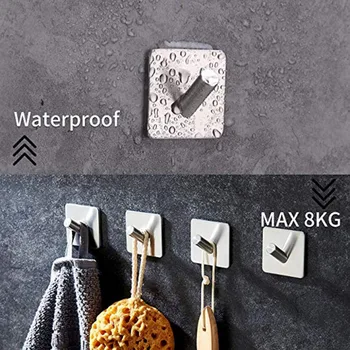 4 Pcs Self Adhesive Wall Hooks Towel Rack Hat Towel Robe Coat Stick-up Stainless Steel Hanger for Kitchen Bathrooms
4 Pcs Self Adhesive Wall Hooks Towel Rack Hat Towel Robe Coat Stick-up Stainless Steel Hanger for Kitchen Bathrooms