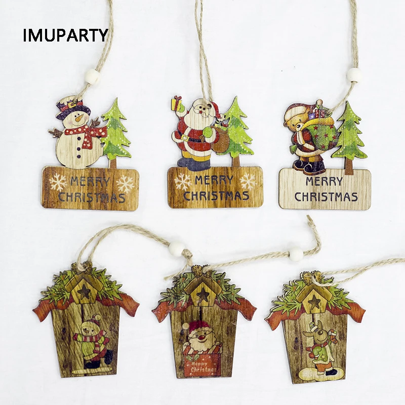 2018 Wooden Christmas Tree Ornaments New Hot Merry Christmas Decorations for Home Party Favors Xmas Party Decor Pendant
2018 Wooden Christmas Tree Ornaments New Hot Merry Christmas Decorations for Home Party Favors Xmas Party Decor Pendant