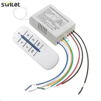 AC 220V 30M 4 Ways Digital RF Remote Control Switch ON/OFF Wireless Remote Control Switch Kit For Bedroom Light Lamp
AC 220V 30M 4 Ways Digital RF Remote Control Switch ON/OFF Wireless Remote Control Switch Kit For Bedroom Light Lamp