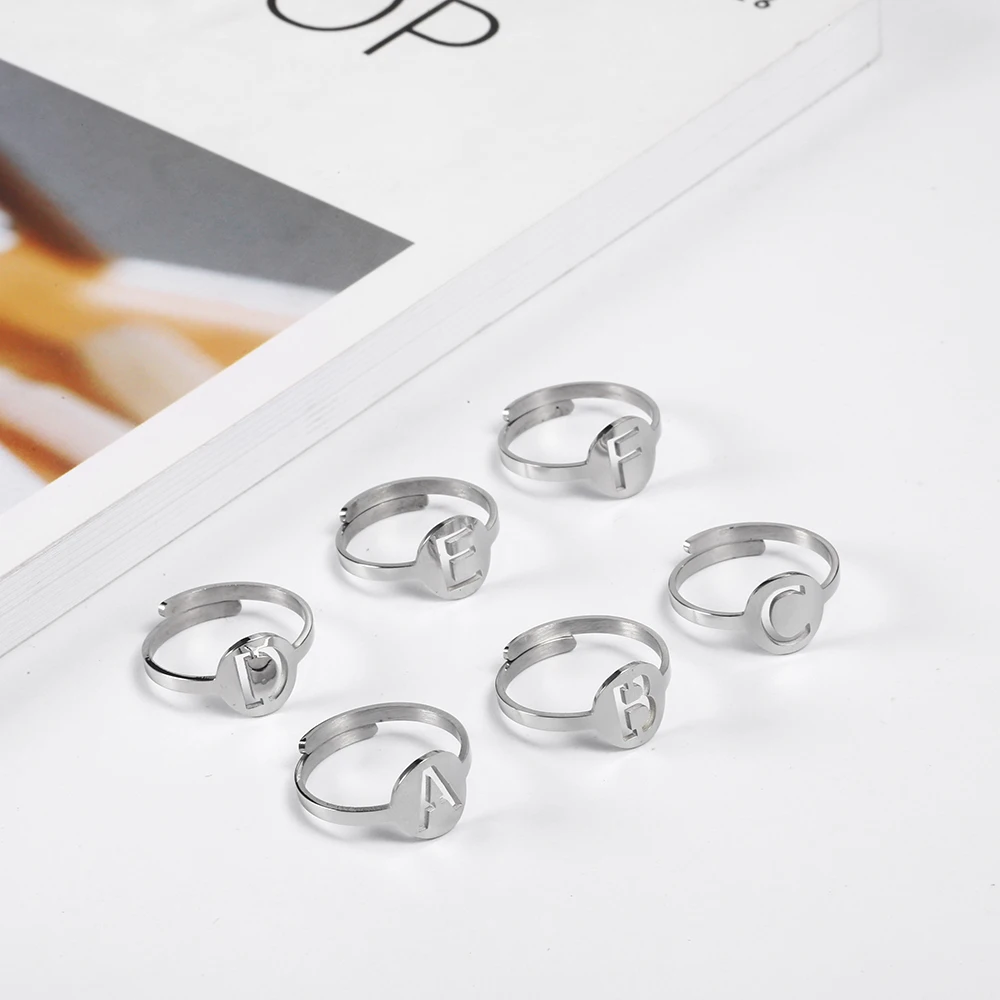 OUFEI Stainless Steel Letter Ring Best Friend Charm Adjustable Size Jewelry Accessories Mass Effect Wholesale Lots Bulk
OUFEI Stainless Steel Letter Ring Best Friend Charm Adjustable Size Jewelry Accessories Mass Effect Wholesale Lots Bulk