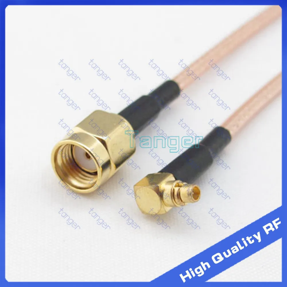 High quality Male MMCX right angle to RP-SMA male connector with 20cm 8in RG316 RG-316 RF Coaxial Pigtail Jumper Low Loss cable
High quality Male MMCX right angle to RP-SMA male connector with 20cm 8in RG316 RG-316 RF Coaxial Pigtail Jumper Low Loss cable