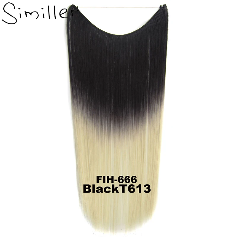 Similler Long Synthetic Hair Heat Resistant Hairpiece Fish Line Silky Straight Hair Extensions Secret Invisible Hairpieces Ombre
Similler Long Synthetic Hair Heat Resistant Hairpiece Fish Line Silky Straight Hair Extensions Secret Invisible Hairpieces Ombre