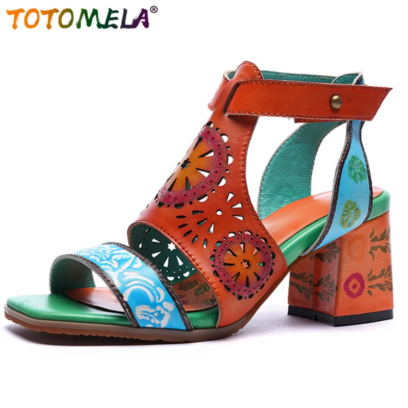 TOTOMELA 2019 fashion top quality high heels sandals women square heels peep toe vintage summer buckle prom shoes
TOTOMELA 2019 fashion top quality high heels sandals women square heels peep toe vintage summer buckle prom shoes