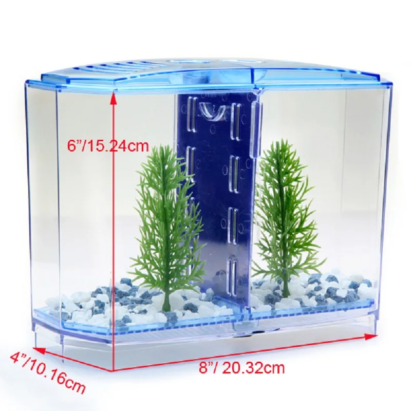 Arcylic Tropical mini nano Betta fighting fish tank aquarium Breeding Twin Bowl Fry isolation Hatchery turtle house reptile cage
Arcylic Tropical mini nano Betta fighting fish tank aquarium Breeding Twin Bowl Fry isolation Hatchery turtle house reptile cage
