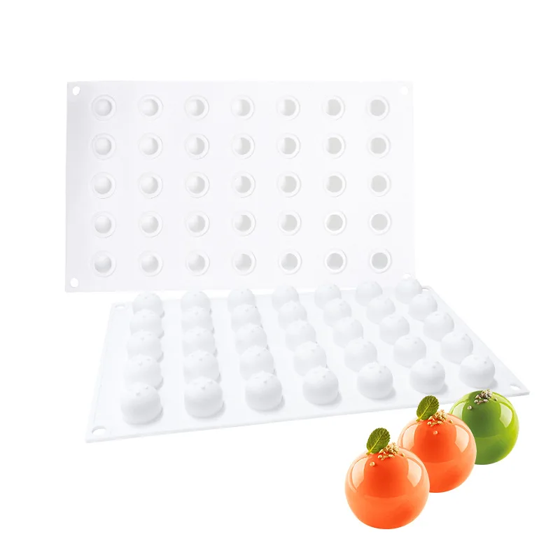 SHENHONG 35 Hole Ball Cake Decoration 3D Cake Moulds Silicone Mold For Baking Chocolate Pan Bakeware Mould Pastry Tools
SHENHONG 35 Hole Ball Cake Decoration 3D Cake Moulds Silicone Mold For Baking Chocolate Pan Bakeware Mould Pastry Tools