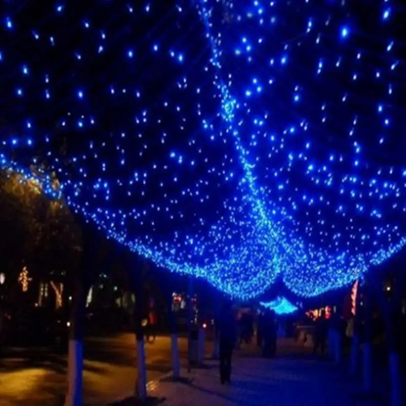 3x3 м водопад 336led поток воды свет шнура Свадебная вечеринка украшения Xmas СИНИЙ |