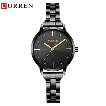 

CURREN Fashion Women's Wrist Watches with Gold Watchband Top Luxury Brand Ladies Jewelry Bracelet Clock Female Relogio Feminino