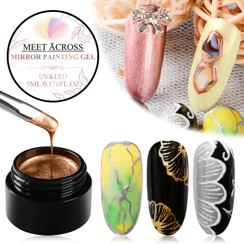 Mirror Metallic Glitter Nail Gel Polish Varnish Lacquer Silver Rose 3D Liner Spider Flowers Drawing Soak Off UV Nail Gel Lacquer
Mirror Metallic Glitter Nail Gel Polish Varnish Lacquer Silver Rose 3D Liner Spider Flowers Drawing Soak Off UV Nail Gel Lacquer