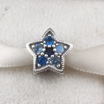 ZMZY Blue Crystal Star Charms Snake chain Bracelet Original 925 Sterling Silver Charm for Women DIY Jewelry Christmas Gift
ZMZY Blue Crystal Star Charms Snake chain Bracelet Original 925 Sterling Silver Charm for Women DIY Jewelry Christmas Gift