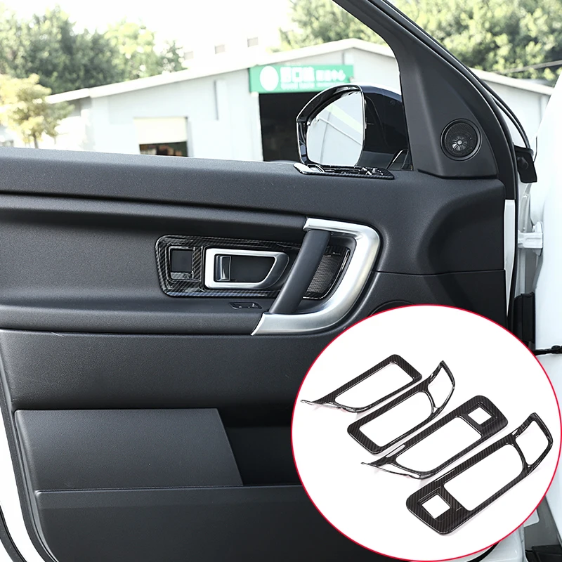 4pcs Carbon fiber Style ABS Inner Door Handle Trim For Land Rover Discovery Sport 2015 2016 2017 Car Accessories
4pcs Carbon fiber Style ABS Inner Door Handle Trim For Land Rover Discovery Sport 2015 2016 2017 Car Accessories