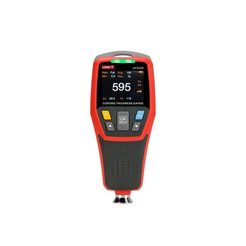 UNI-T UT343D Digital Coating Thickness Gauge Thickness Tester Car Detector Automotive Coating Car Paint Tester Meter
UNI-T UT343D Digital Coating Thickness Gauge Thickness Tester Car Detector Automotive Coating Car Paint Tester Meter