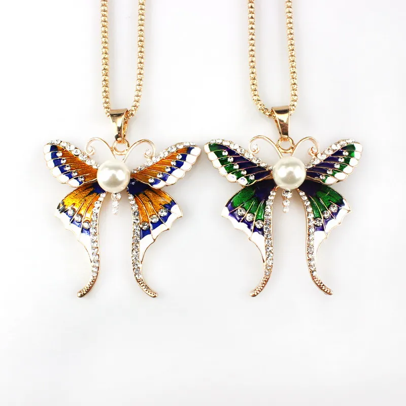 Design Animal Crystal CZ Rhinestone Butterfly Long Chain Necklaces & Pendants for Women Wedding Statement Choker Necklace Gifts
Design Animal Crystal CZ Rhinestone Butterfly Long Chain Necklaces & Pendants for Women Wedding Statement Choker Necklace Gifts