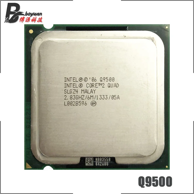 Процессор Intel Core 2 Quad Q9500 83 ГГц четырехъядерный 6 Мб 95 Вт 1333 LGA 775 | Компьютеры и офис