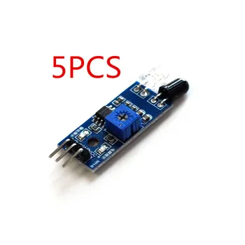 5PCS Reflection IR Obstacle avoidance Module Sensor infrared sensor for Aduino intelligent car robot
5PCS Reflection IR Obstacle avoidance Module Sensor infrared sensor for Aduino intelligent car robot