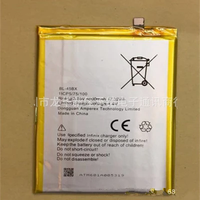 New 4500mAh Replacement Battery For Infinix Note 3 X601 Note3 BL-45BX BL 45BX Batteria Cell Phone Batteries with Repair Tools
New 4500mAh Replacement Battery For Infinix Note 3 X601 Note3 BL-45BX BL 45BX Batteria Cell Phone Batteries with Repair Tools