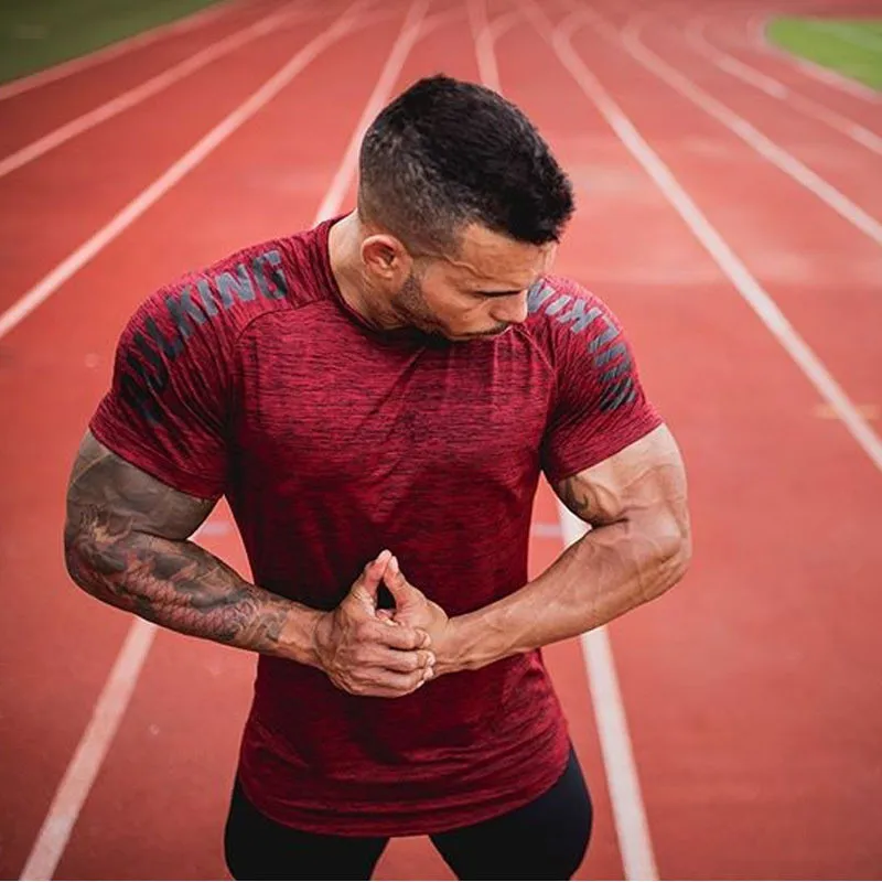New Compression T-shirt Jogger Sporting Skinny Tee Shirt Male Gyms Fitness Bodybuilding Workout grey red Tops Crossfits Clothing
New Compression T-shirt Jogger Sporting Skinny Tee Shirt Male Gyms Fitness Bodybuilding Workout grey red Tops Crossfits Clothing