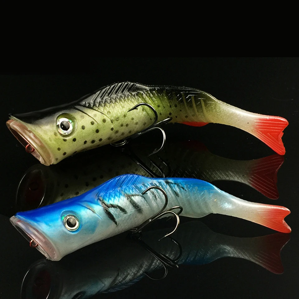 WALK FISH 1PCS Long Range Casting Fishing Soft Tail Popper 11.5cm/17g Hard Body Bait Artificial Popper Lures Noisy Steel Balls
WALK FISH 1PCS Long Range Casting Fishing Soft Tail Popper 11.5cm/17g Hard Body Bait Artificial Popper Lures Noisy Steel Balls
