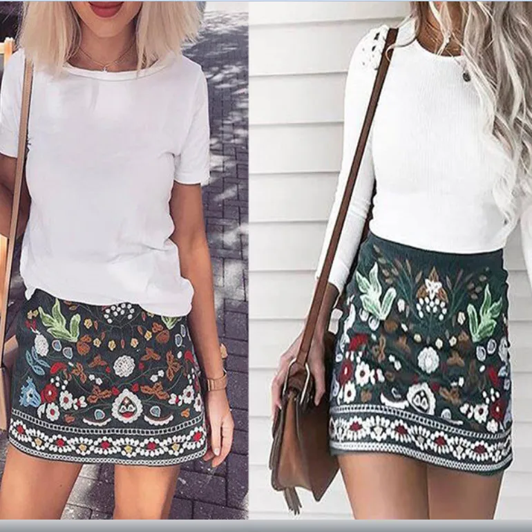 Hot New Fashion Women's High Waist Zipper Mini A-Line Summer Skirts Ethnic Boho Floral Printed Graphic Short Skirt
Hot New Fashion Women's High Waist Zipper Mini A-Line Summer Skirts Ethnic Boho Floral Printed Graphic Short Skirt