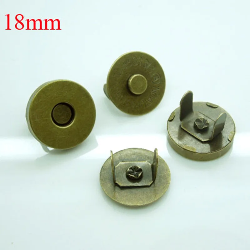 20 Sets Bronze Magnetic Snaps Bag Purse Clasp Metal Button Fastener Sewing Craft 18mm A00872
20 Sets Bronze Magnetic Snaps Bag Purse Clasp Metal Button Fastener Sewing Craft 18mm A00872