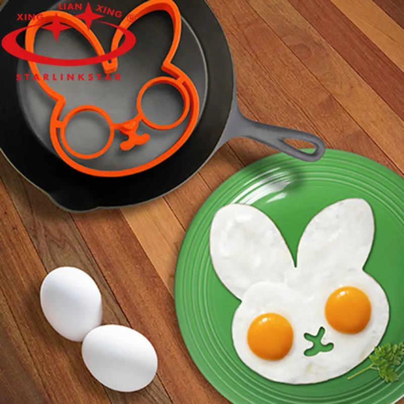 Kitchen gadgets cooking tools BUNNYSIDE UP silicone mold fried egg mold Rabbit Pancake Ring Kid Gift surprise cooking eggs
Kitchen gadgets cooking tools BUNNYSIDE UP silicone mold fried egg mold Rabbit Pancake Ring Kid Gift surprise cooking eggs