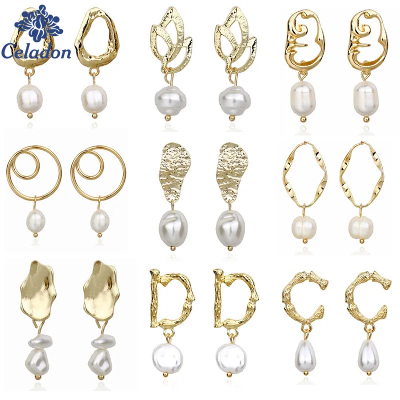 Vintage Irregular Freshwater Pearl Earrings For Women Earrings Geometric Bohemia Natural Pearl Earrings Wedding Jewelry Gift
Vintage Irregular Freshwater Pearl Earrings For Women Earrings Geometric Bohemia Natural Pearl Earrings Wedding Jewelry Gift