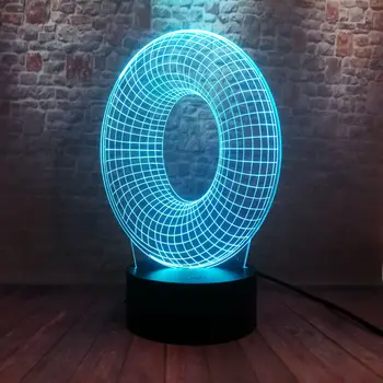 Flash O Letter Model 3D Illusion Nightlight LED 7 Colors Change Light Desk Light-up Toys
Flash O Letter Model 3D Illusion Nightlight LED 7 Colors Change Light Desk Light-up Toys
