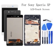 Kit écran tactile LCD haute Performance, avec châssis, pour Sony Xperia XP F8131 F8132=