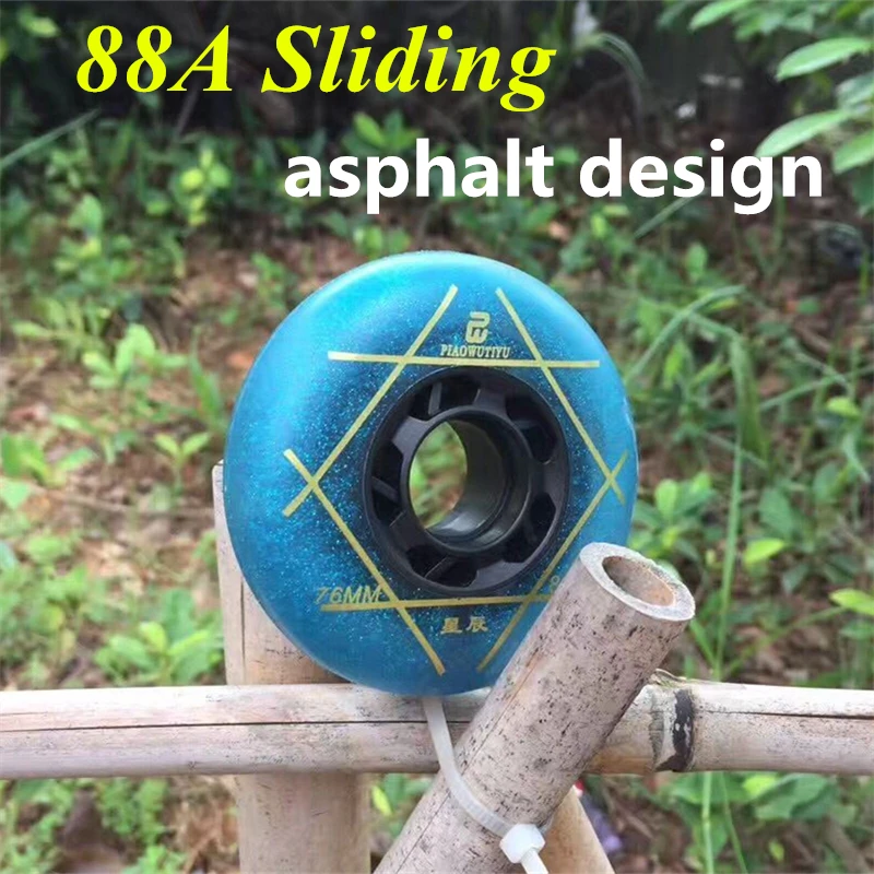 88A Asphalt Inline Skates Wheel Slide Roller Wheels 80mm 76mm 72mm Blue Silver Skating Rodas for SEBA High HV KSJ IGOR 8 pcs/lot
88A Asphalt Inline Skates Wheel Slide Roller Wheels 80mm 76mm 72mm Blue Silver Skating Rodas for SEBA High HV KSJ IGOR 8 pcs/lot