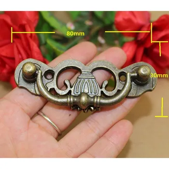 Vintage European Alloy Wooden Gift Box Handle Knobs Flower Handles,Chinese Furniture Hardware,Bronze Tone,80*30mm,8Pcs
Vintage European Alloy Wooden Gift Box Handle Knobs Flower Handles,Chinese Furniture Hardware,Bronze Tone,80*30mm,8Pcs