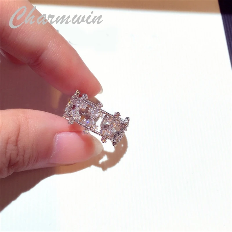 Charmwin New Fashion Open Ring For Women Rings Hollow Rhinestone Adjustable Rings Women Jewelry
Charmwin New Fashion Open Ring For Women Rings Hollow Rhinestone Adjustable Rings Women Jewelry