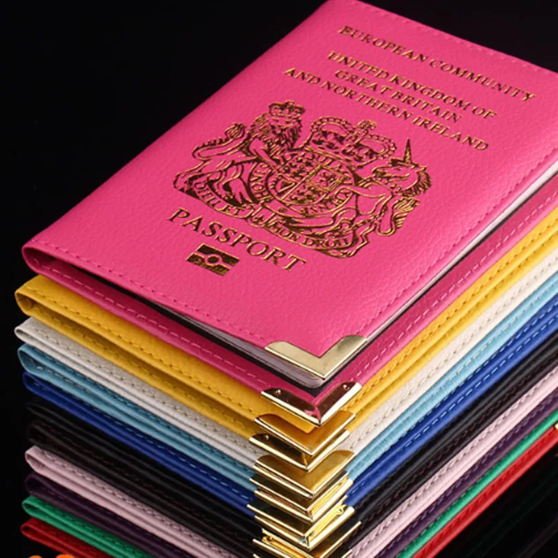 United Kingdom Passport Cover Soft Pu leather Metal Corner Passport Holder Travel Credit Card ID Document Passport
United Kingdom Passport Cover Soft Pu leather Metal Corner Passport Holder Travel Credit Card ID Document Passport