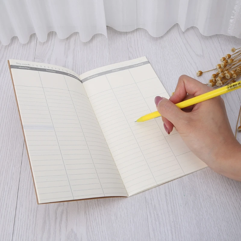 Kraft Cover Notebook Weekly Planner Diary Journal Memo Notebook Note Pad School Office dropshipping
Kraft Cover Notebook Weekly Planner Diary Journal Memo Notebook Note Pad School Office dropshipping