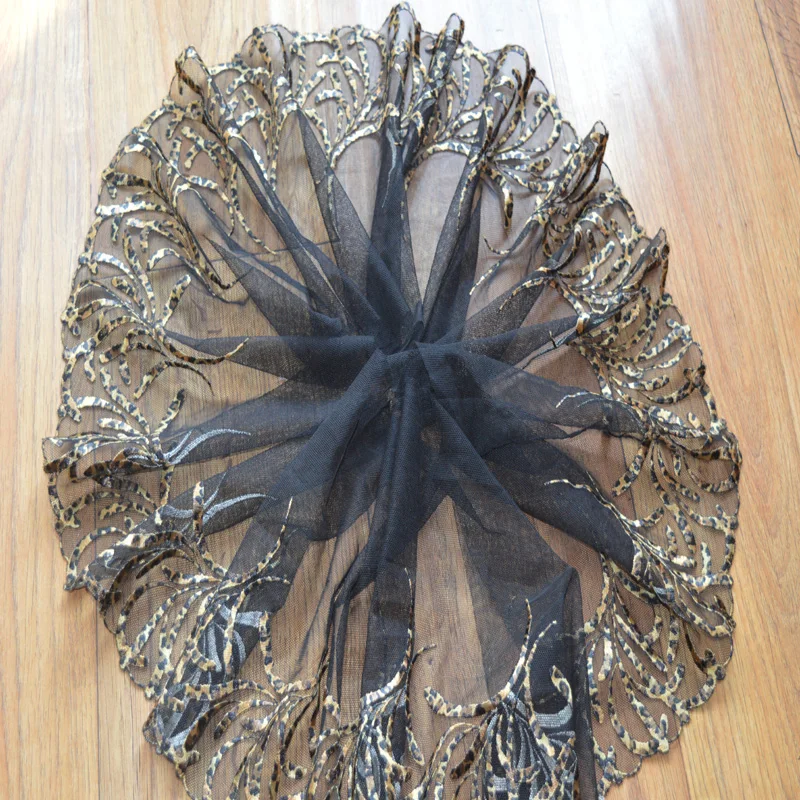 somelace 2 yds/lot 20cm black mesh leopard print Embroidery Lace Trim DIY handmade lace accessories textile fabrics 092506
somelace 2 yds/lot 20cm black mesh leopard print Embroidery Lace Trim DIY handmade lace accessories textile fabrics 092506