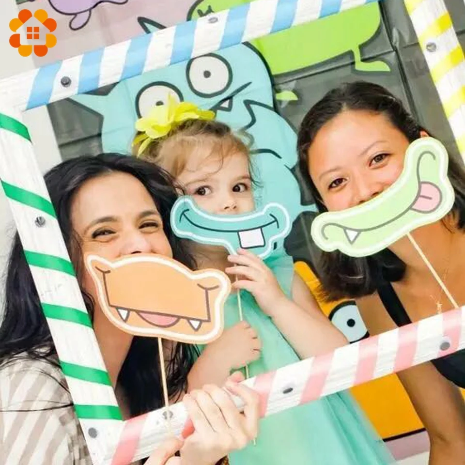 1Set Hippo Mouth Photo Props Photo Frame DIY Paper Frame Photobooth Kids Birthday Decorations Anniversary/Wedding Party Supplies
1Set Hippo Mouth Photo Props Photo Frame DIY Paper Frame Photobooth Kids Birthday Decorations Anniversary/Wedding Party Supplies